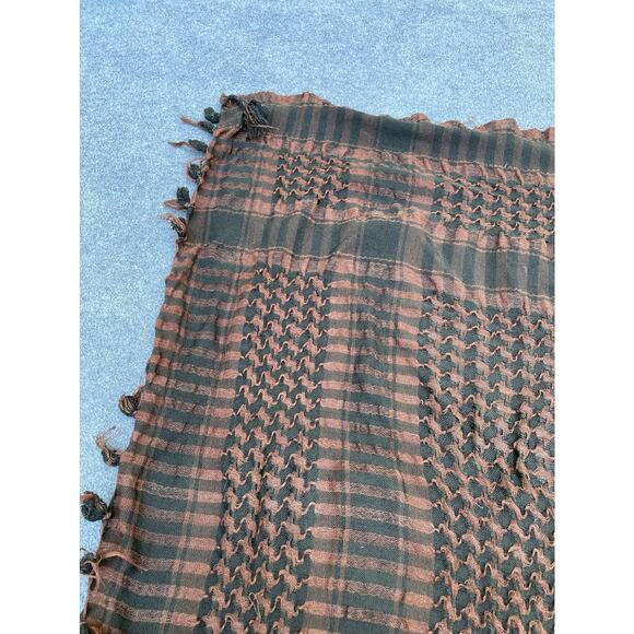 Brown & Black Checkered Light Scarf Wrap - Picture 4 of 4